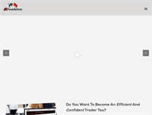 Tablet Screenshot of fxfoundations.com